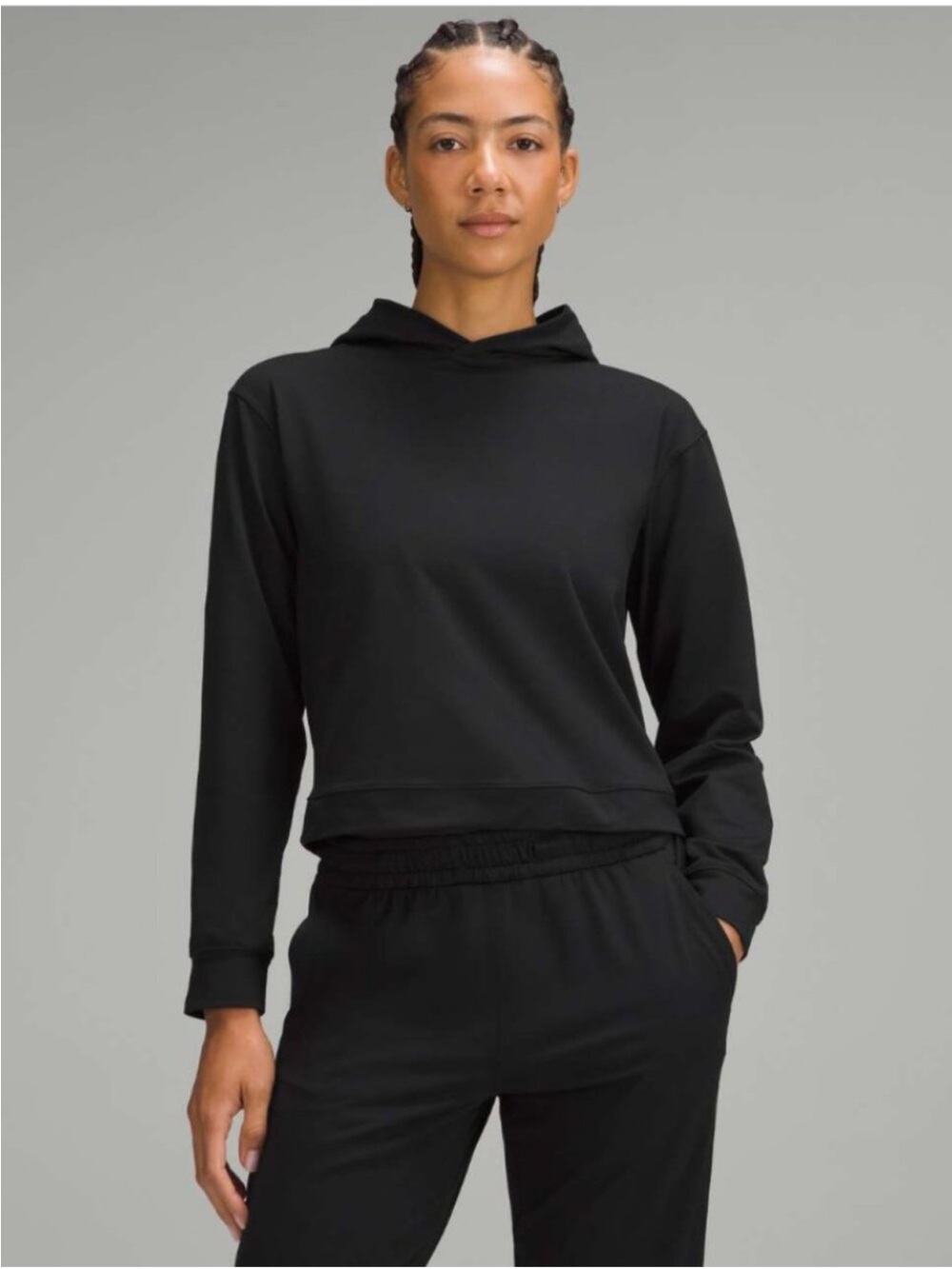 Lululemon Soft Jersey Classic-Fit
Hoodie Black Size 10